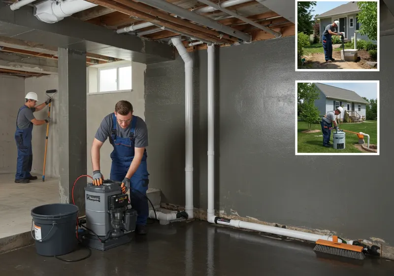 Basement Waterproofing and Flood Prevention process in Trail Creek, IN